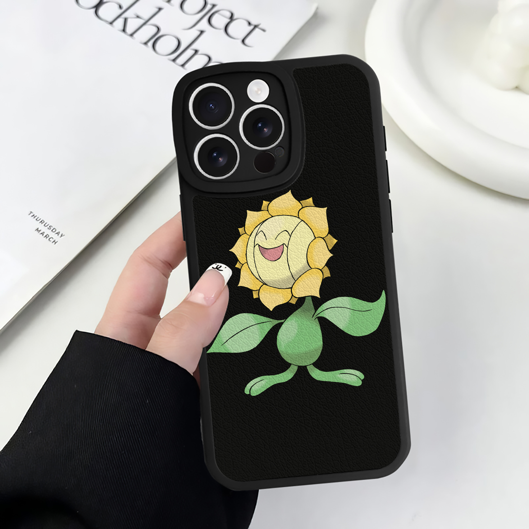（画像用） ポケットモンスター Pokémon 【iPhone 16シリーズ対応】シリコンスマホケース（レザー調） 材質：シリコン